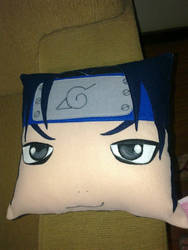 Handmade Anime Naruto Sasuke Uchiha Plush Pillow