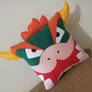 Handmade Bowser Super Mario Bros Plush Pillow