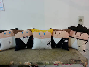 Handmade One Direction 1D Plush Pillow Set