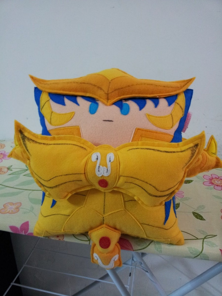 Handmade Knights of the Zodiac Scorpio Milo Pillow