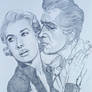 Stewart Granger and Grace Kelly