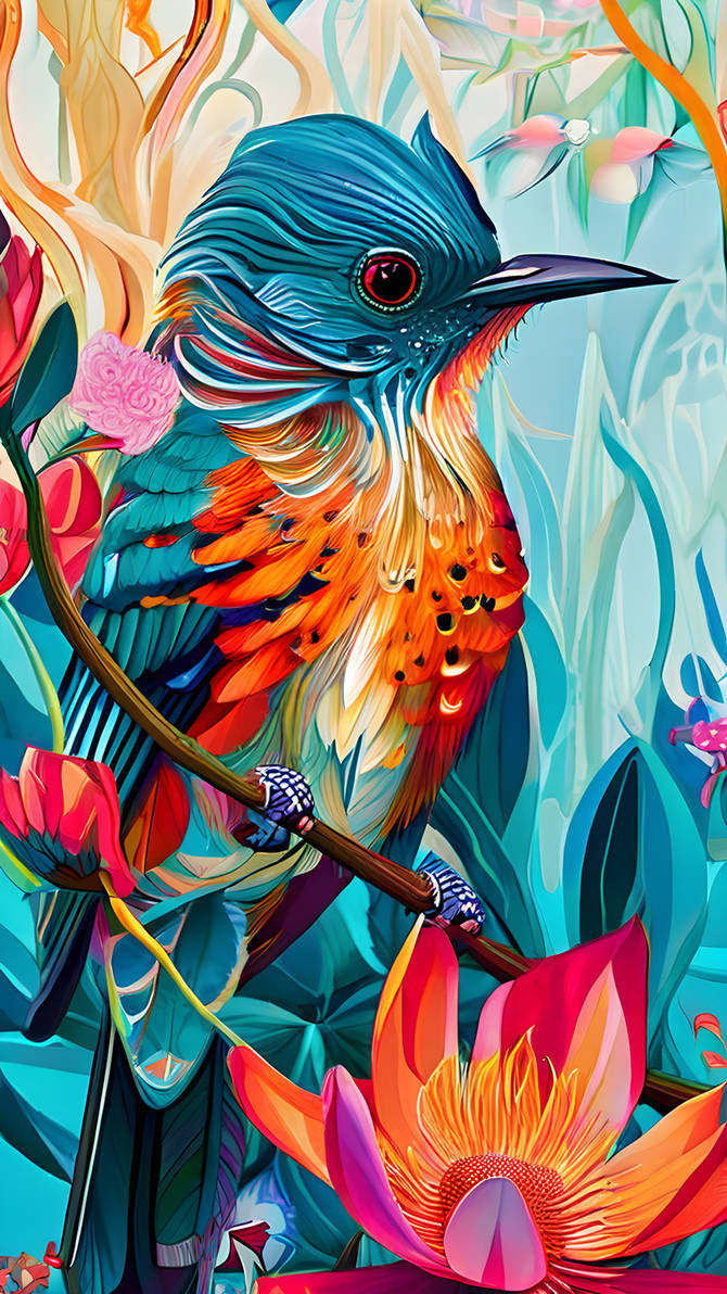 Deviantart Bird Designs bird painting by hazelnutgarden on DeviantArt