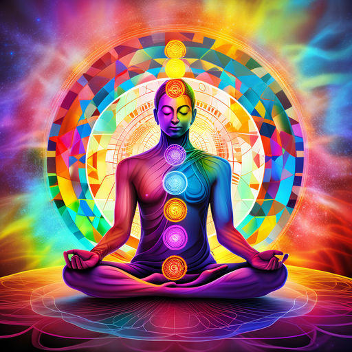 Charkle meditation with colorful charkras by hazelnutgarden on DeviantArt