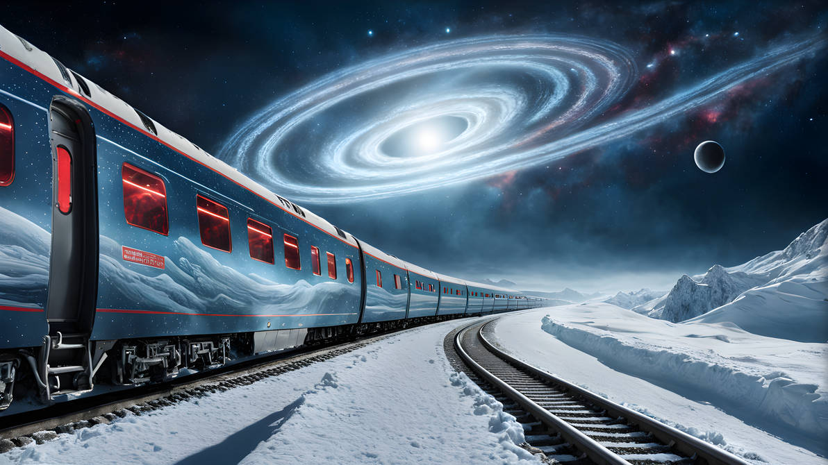Glacier-express-train on winterland by hazelnutgarden on DeviantArt