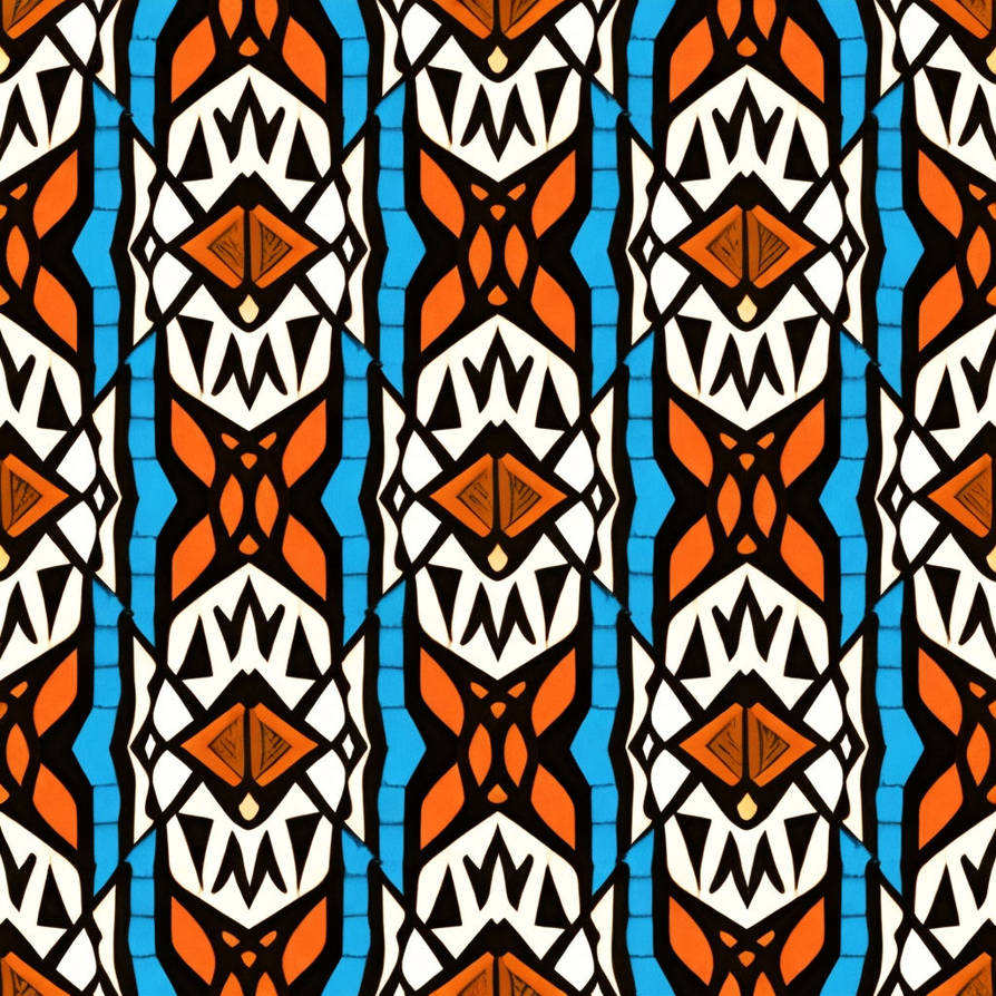 seamless geometric pattern design for fabric by hazelnutgarden on ...