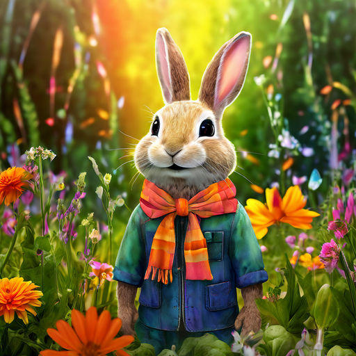 Anthropomorph rabbit Check in positive enery karro by hazelnutgarden on ...