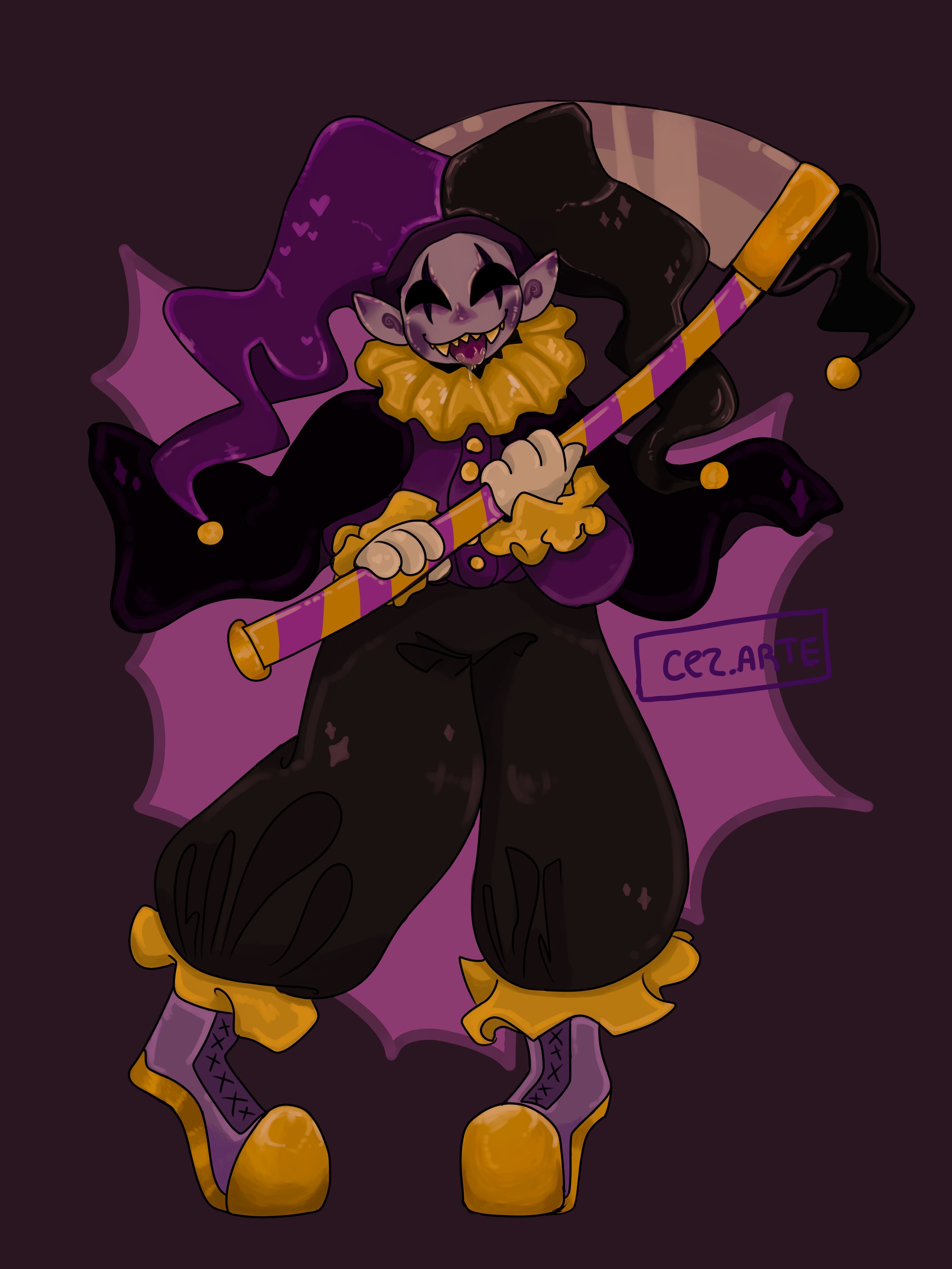 jevil by somberPerformer on DeviantArt