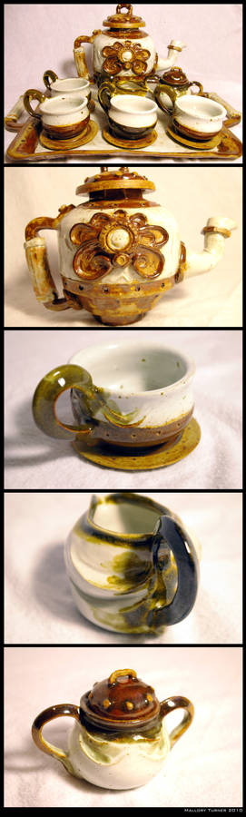 Steam Punk Tea Set