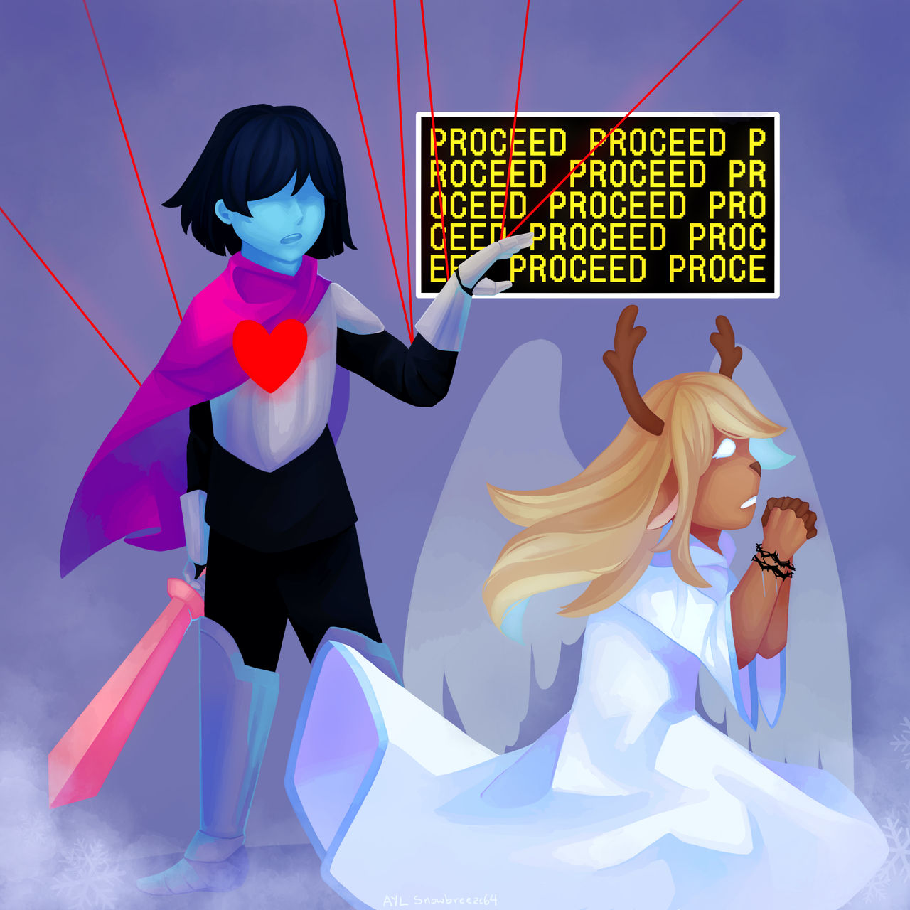 Delta Rune Snow Deltarune SPEEDPAINT || Snowgrave by Snowbreeze64 on DeviantArt