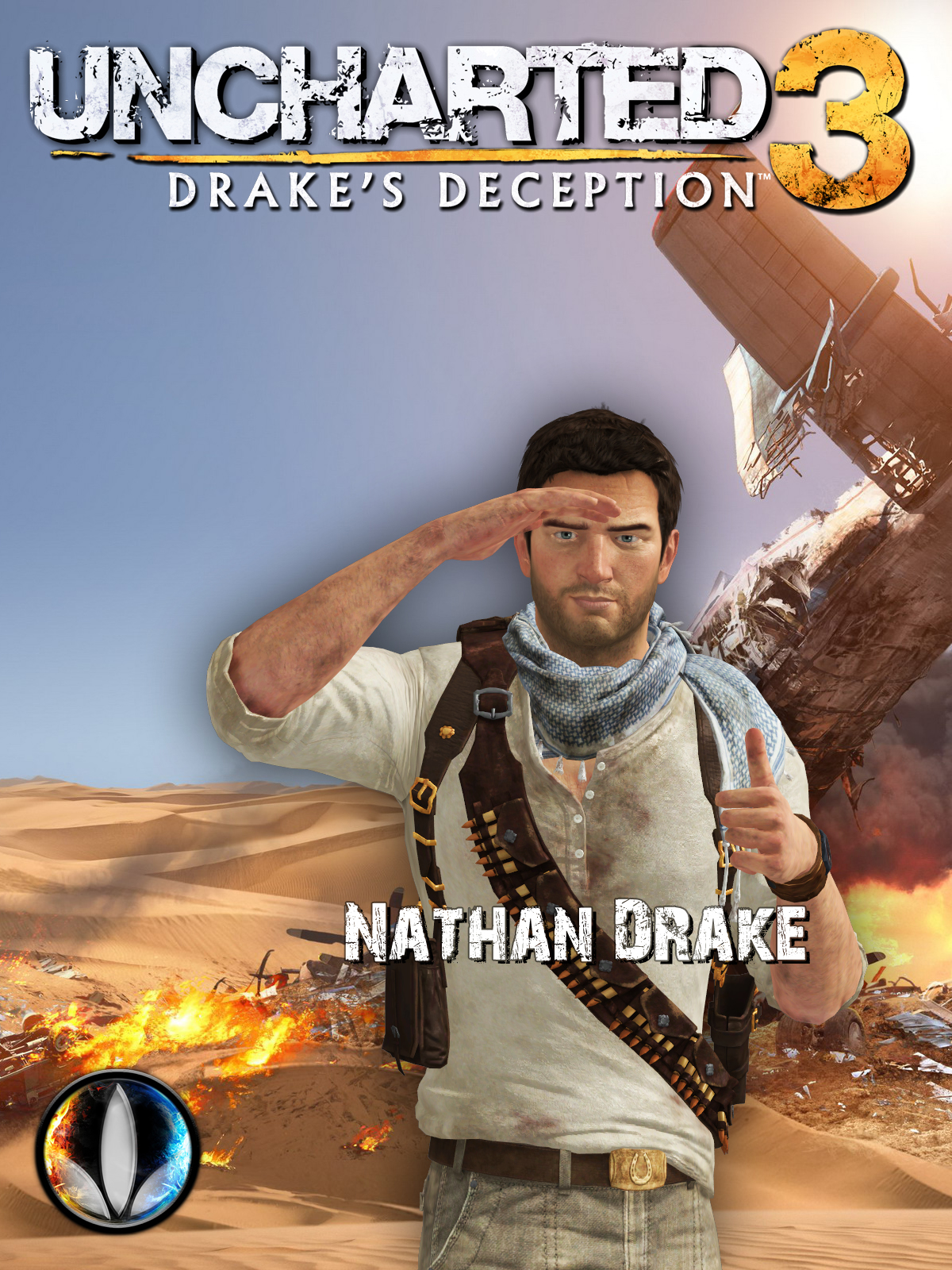 Nathan Drake - Desert - Uncharted 3 by junkymana on DeviantArt