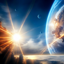 Walls Landscapes SciFi Sky 00005