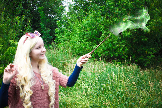 Luna Lovegood and her patronus