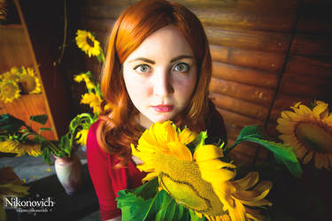 Amy and Sunflower