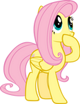 Surprised Fluttershy by piranhaplant1