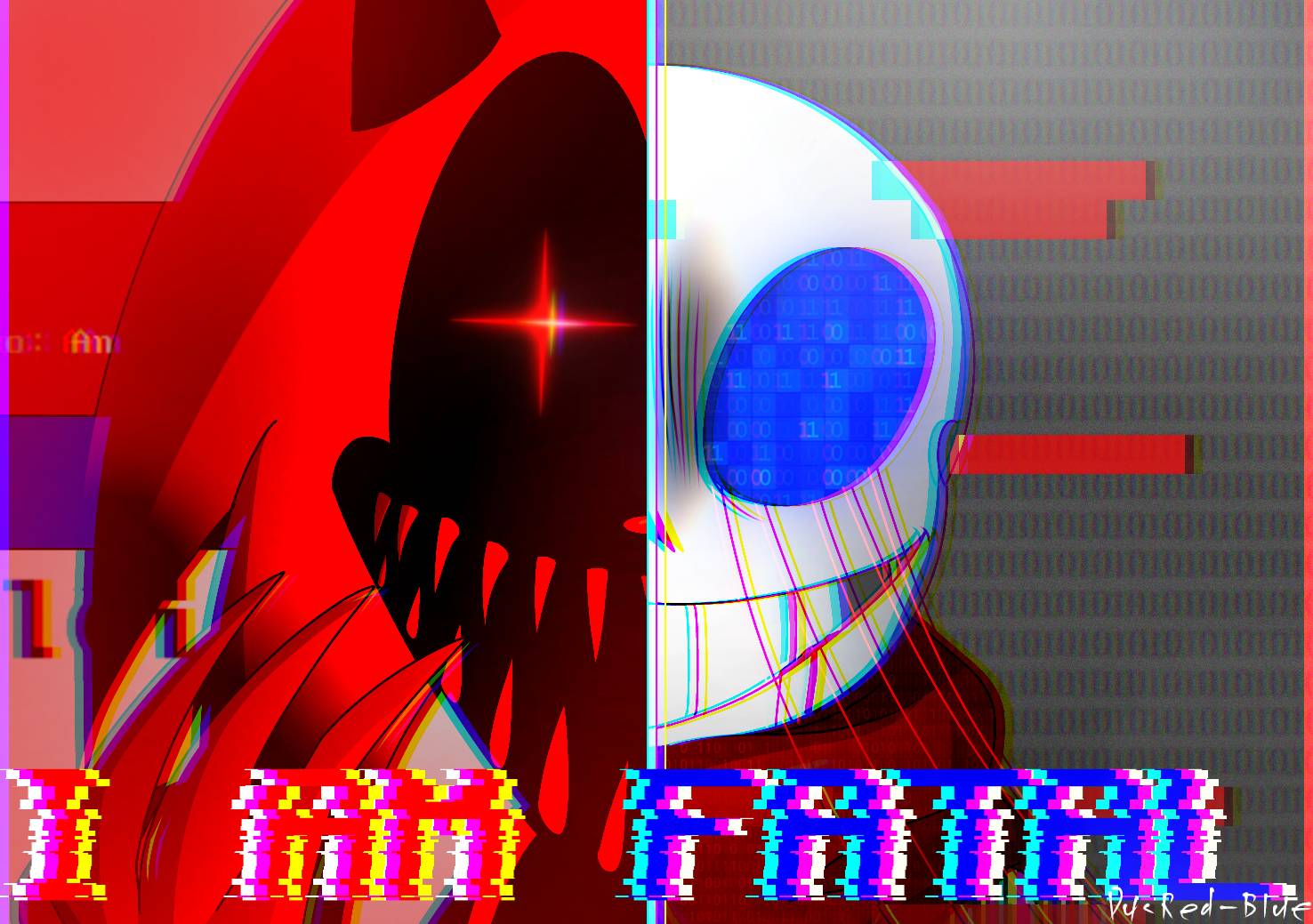 Fatal Error sonic vs Fatal Error sans by Ducred-blue on DeviantArt