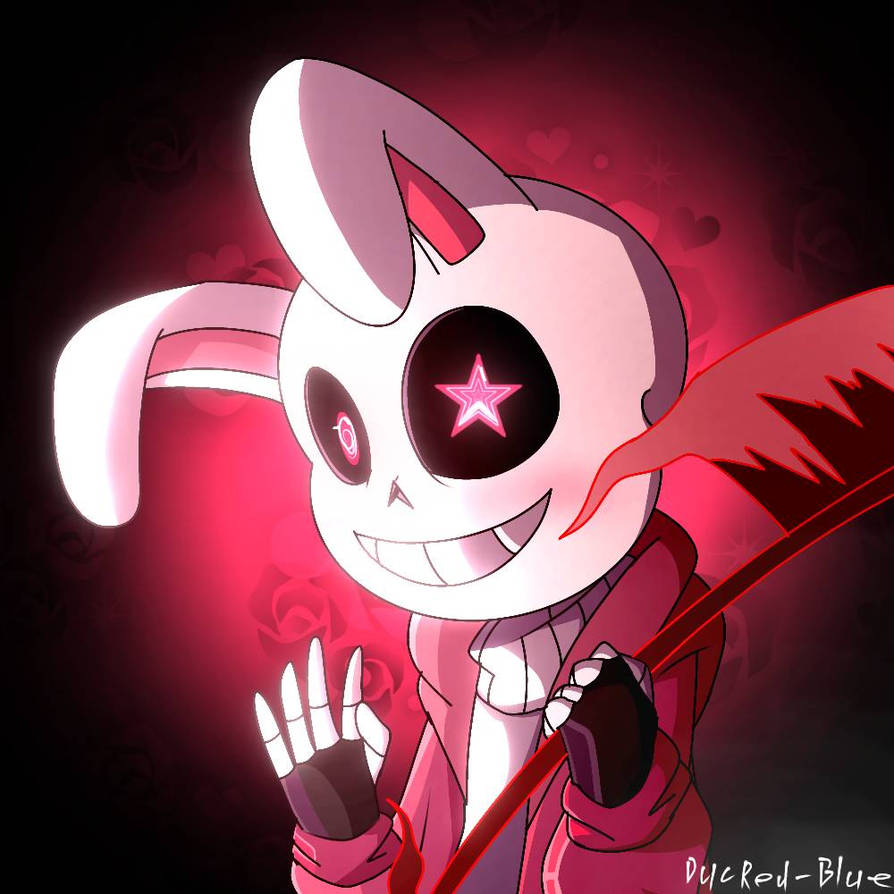 Rabbit sans (Fanart oc my friend). by Ducred-blue on DeviantArt