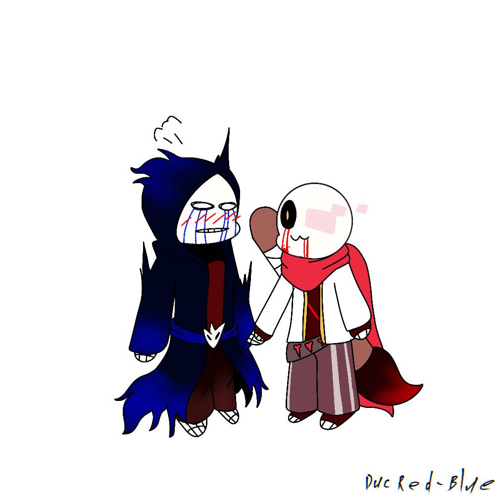 Exe(Geno!Sans x Reaper!Sans) by UndertalePresent on DeviantArt