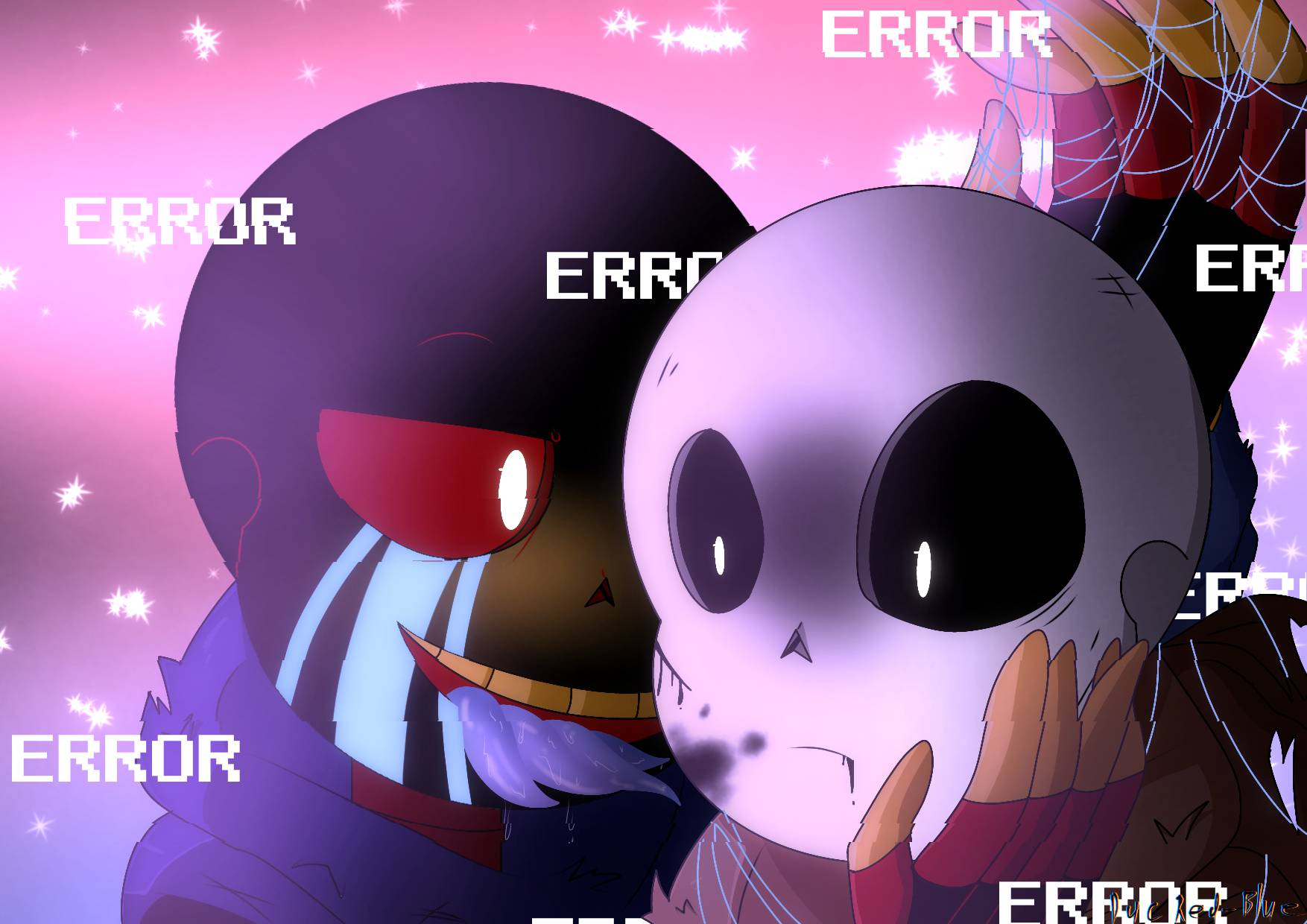 Error sans x Emotionless ink sans. by Ducred-blue on DeviantArt
