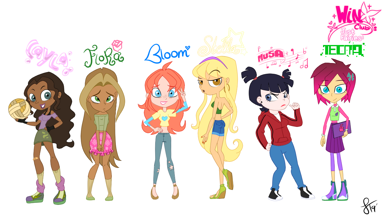 Winx Club Reboot Character Design By Tehnutball On Deviantart