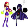 Raven and Starfire
