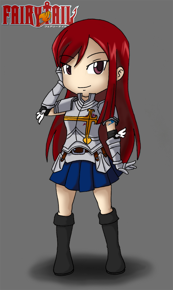 Erza Scarlet chibi