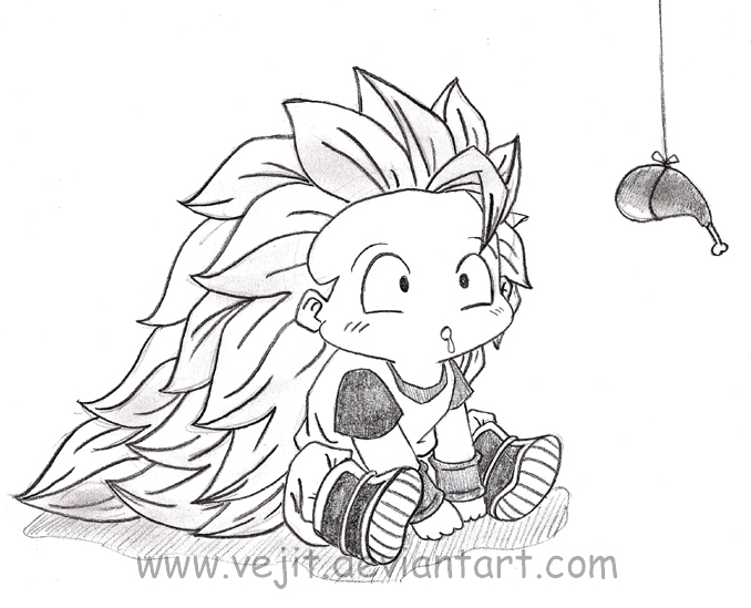 Little hungry Goku