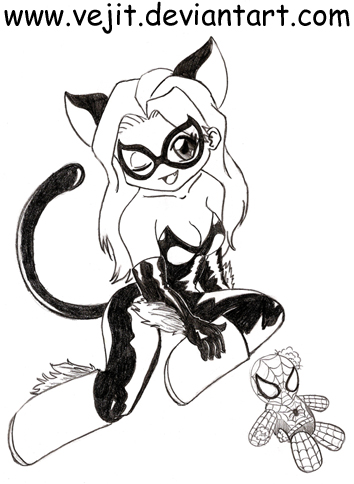 Chibi Black Cat