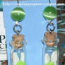 OOT - Fairy in Bottle Earrings