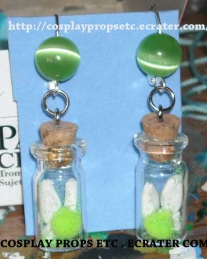 OOT - Fairy in Bottle Earrings