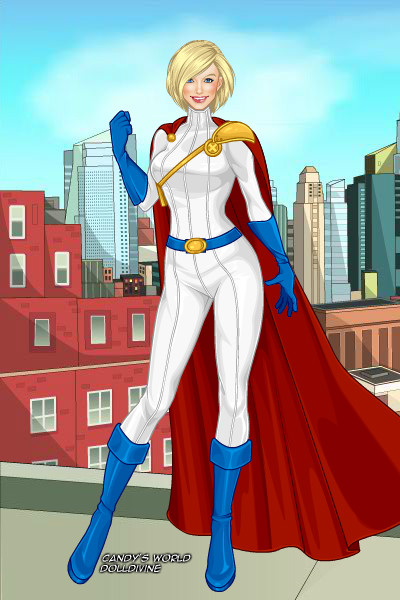 Power Girl (redesign) by KatieBat on DeviantArt