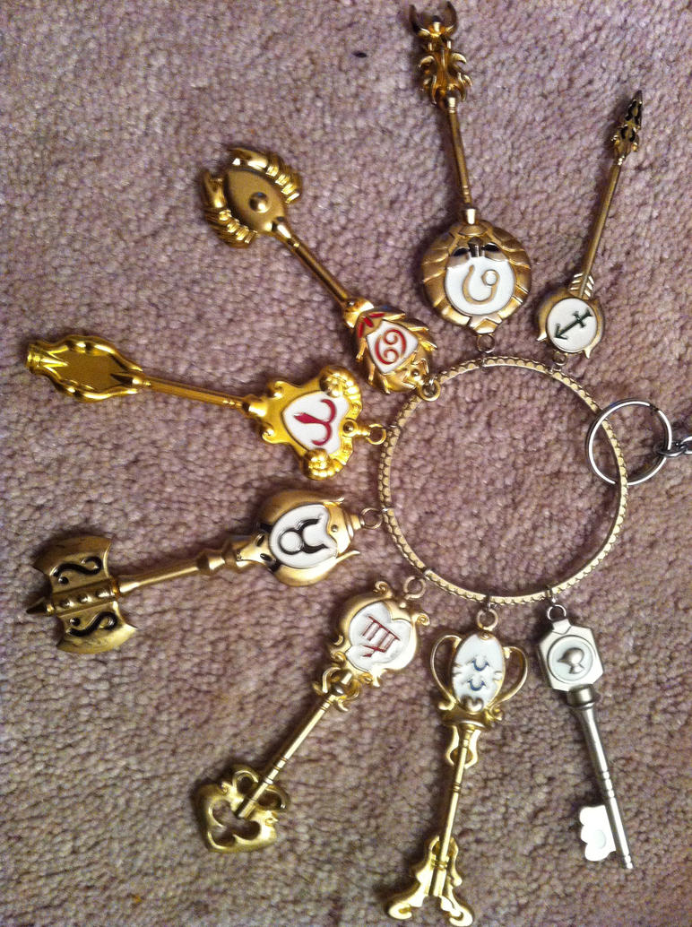 Stellar Spirit Zodiac Gate Keys from Fairy Tail by Umnei.