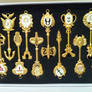 Gold Celestial Spirit Gate Keys from Fairy Tail