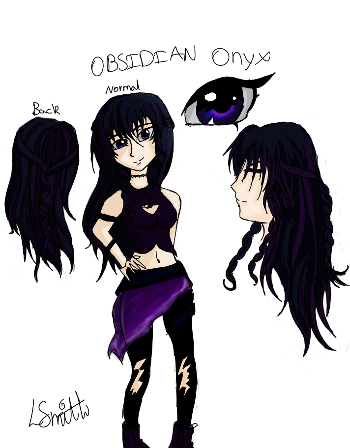 RWBY Oc: Obsidian.