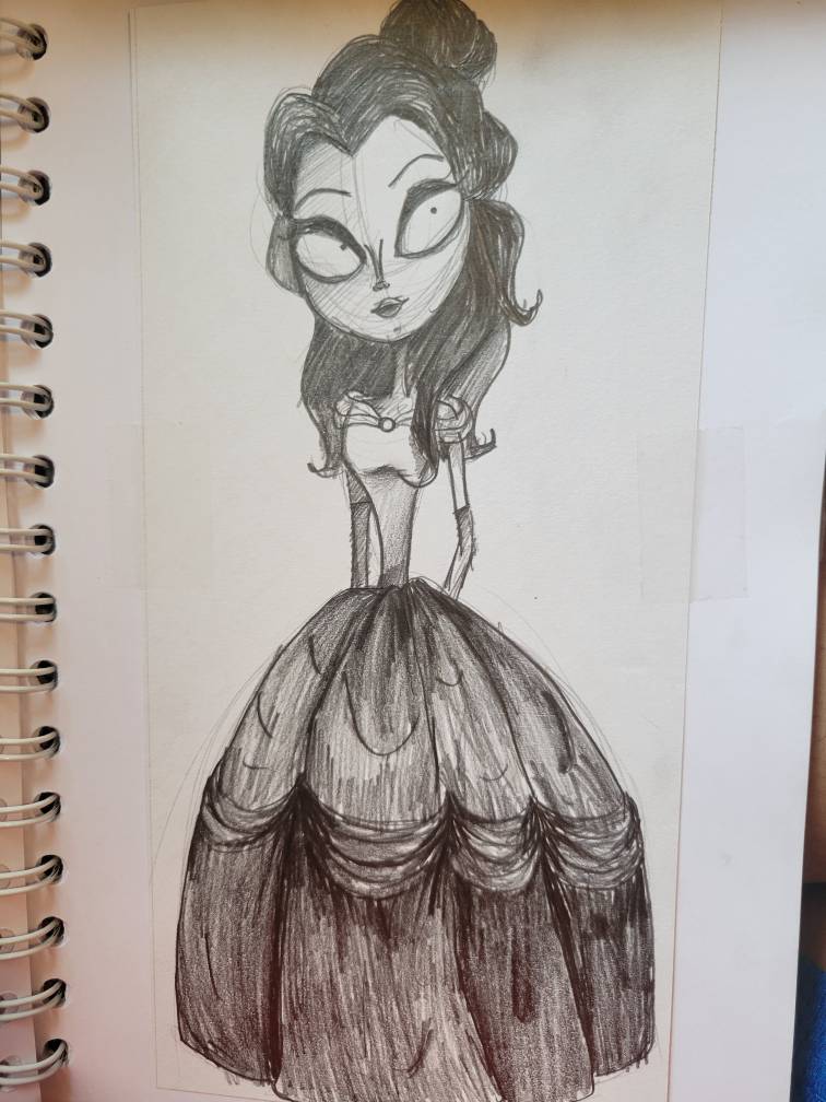 Tim Burton Art Style Challenge! by nanidraws0 on DeviantArt