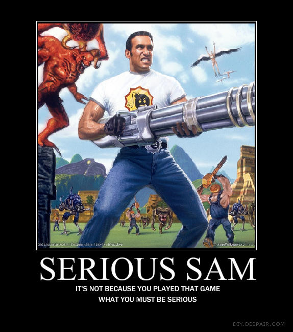 Serious Sam Texture Serious Sam poster by Shiga95 on DeviantArt