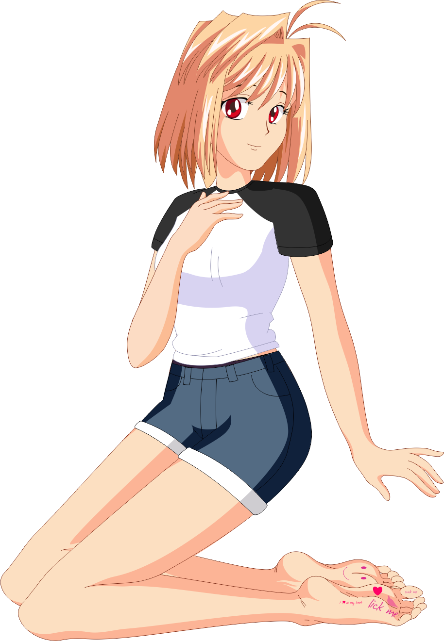 Arcueid lovely feet art