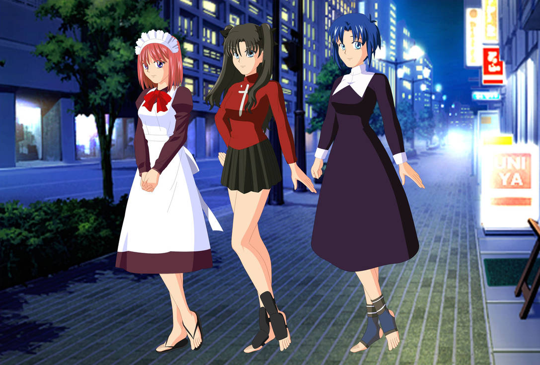 new look for type moon girls by Hisui-lover on DeviantArt