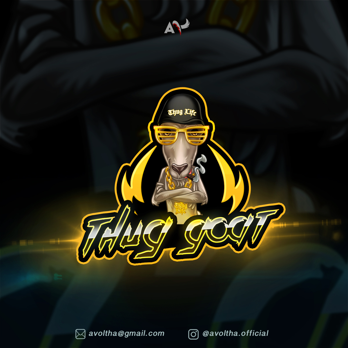 Thug Goat - Thug Life Cartoon Logo by avoltha on DeviantArt Thug Goat - Thug Life Cartoon Logo by avoltha on DeviantArt