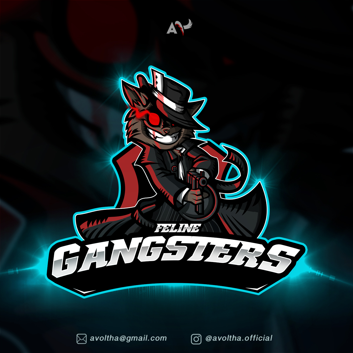 Gangster Gamer Mascot Logo