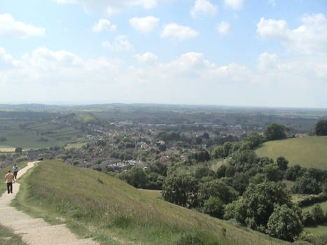 Glastonbury from the Torr