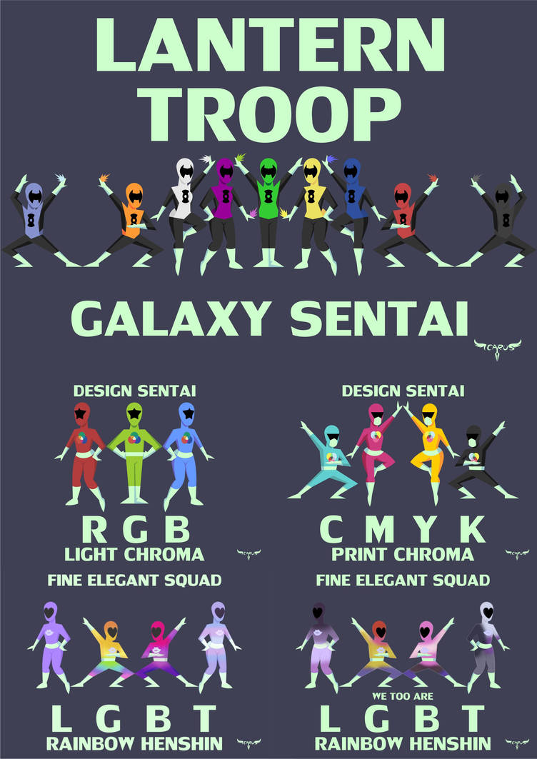 Super Sentai - Collored Parodies by elchavoman on DeviantArt