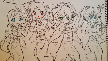 uncolored lucky star