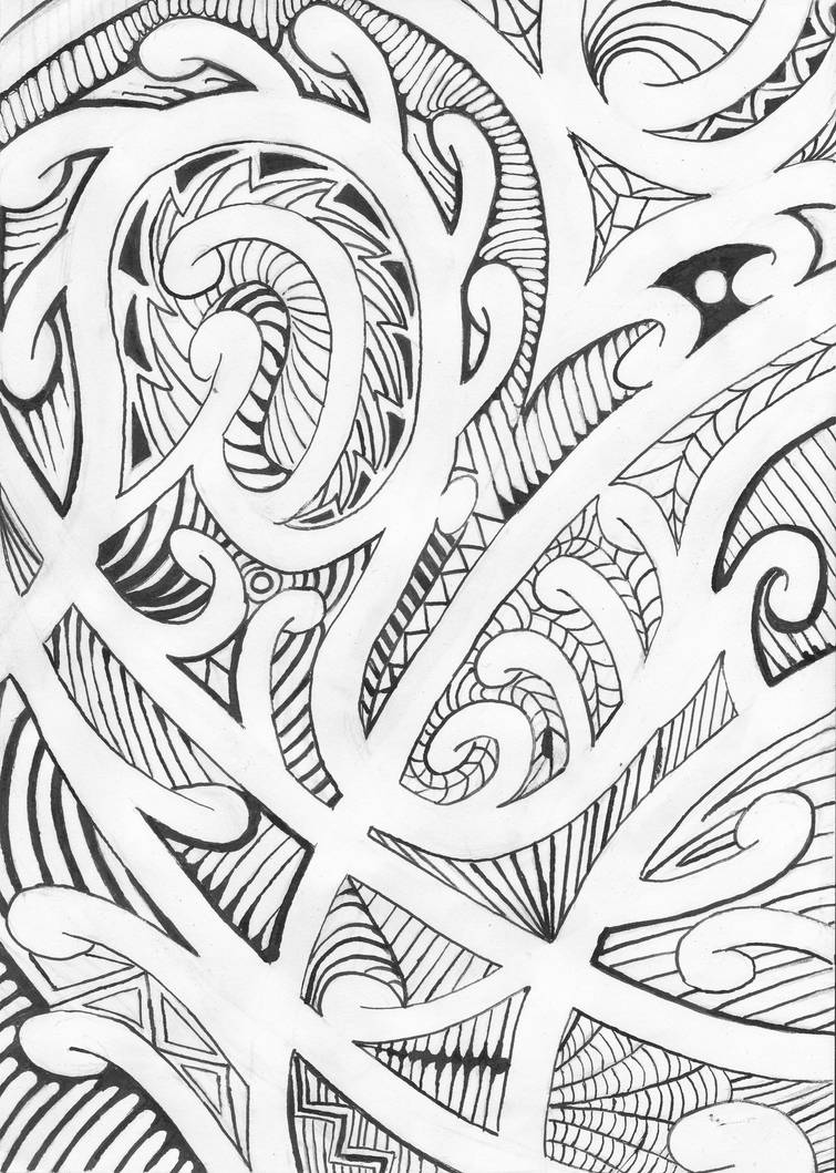 Maori Razor Design Maori design by Victorverhart on DeviantArt