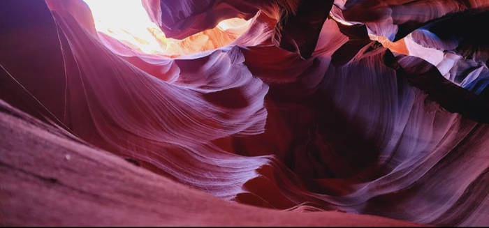 The Antelope Canyon