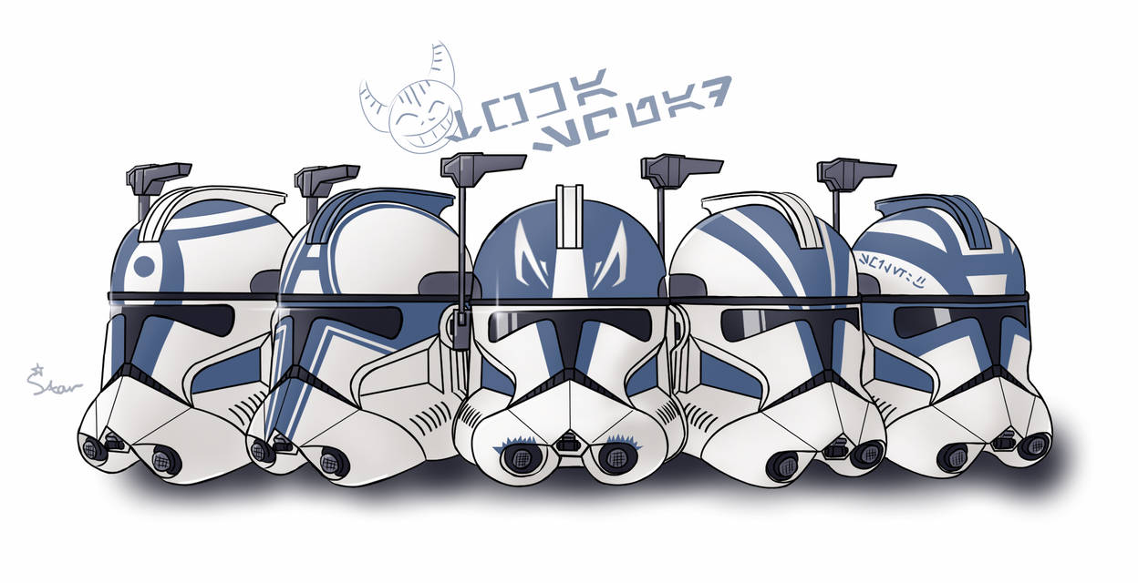 Tooka Squad Helmets by ARC-Trooper-Star on DeviantArt