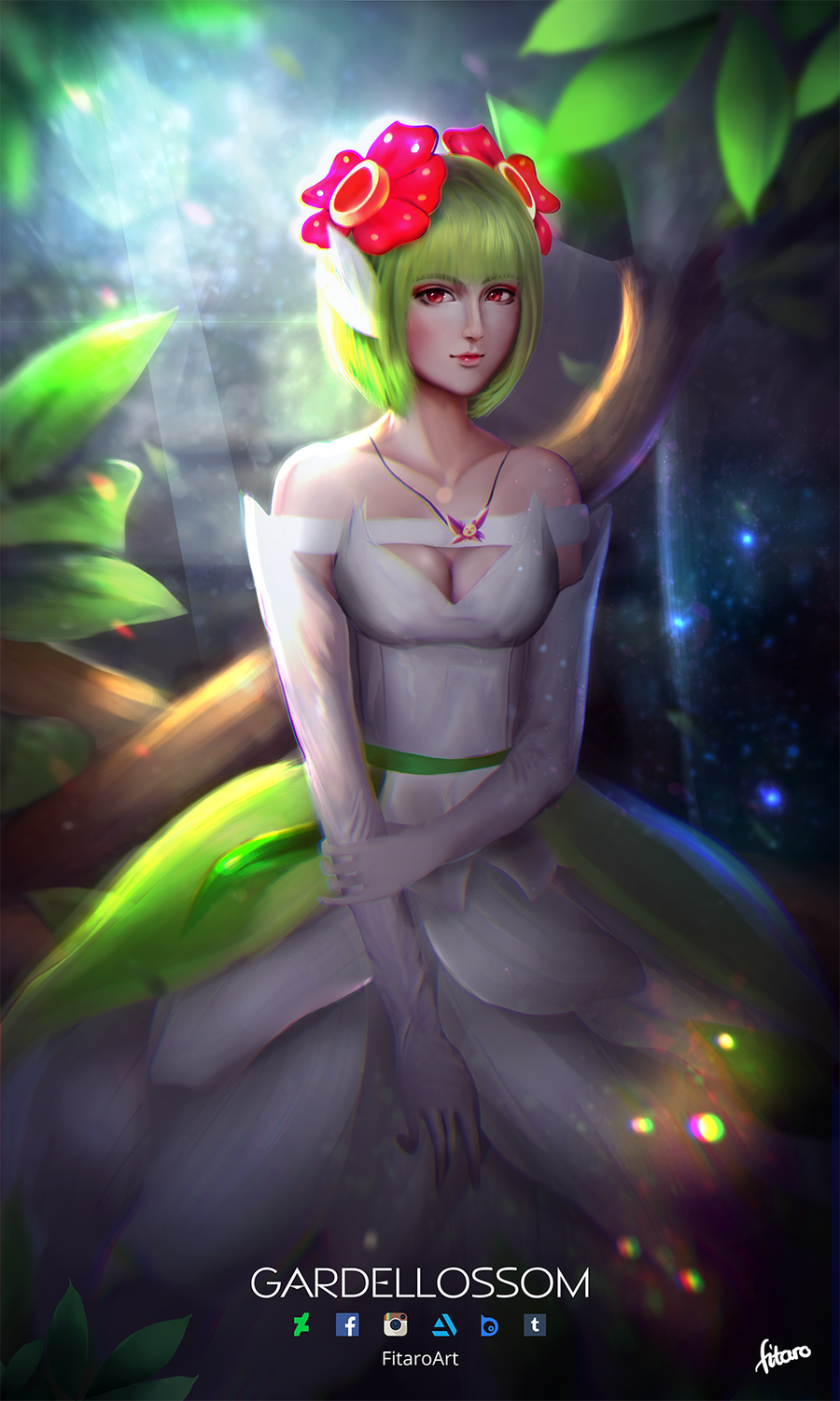 Gardellossom (Gardevoir and Bellossom)