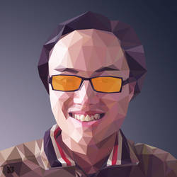 My low-poly self-portrait