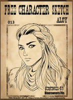 FREE CHARACTER SKETCH NO.13 ALOY