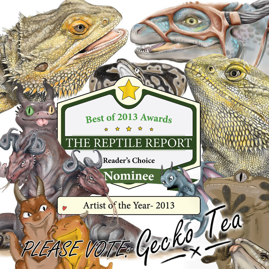 The Reptile Report: Artist of the Year 2013 by HRLSS-GeckoTea on DeviantArt
