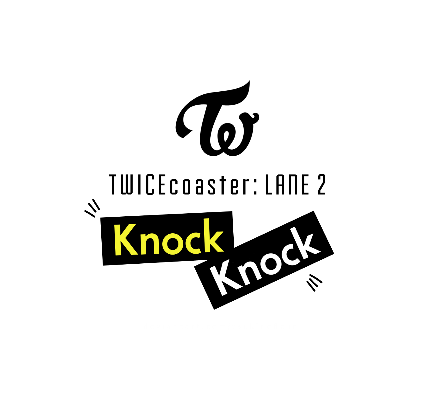 Twice Knock Knock Logo Png By Tsukinofleur On Deviantart